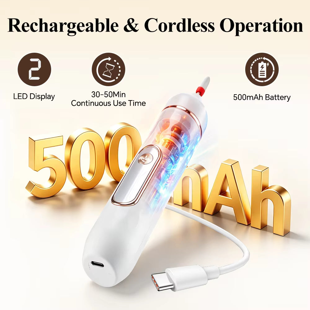 5-in-1 Rechargeable Electric Foot Callus Remover & Nail Grinder Pedicure Set