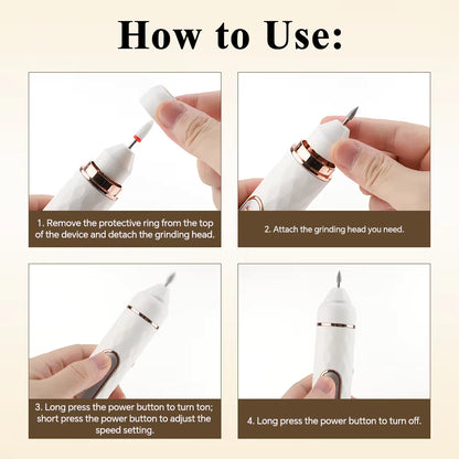 5-in-1 Rechargeable Electric Foot Callus Remover & Nail Grinder Pedicure Set